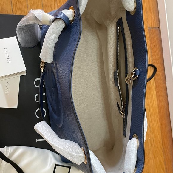 Gucci Soho GG Lather Tote Brand New - Picture 6 of 7